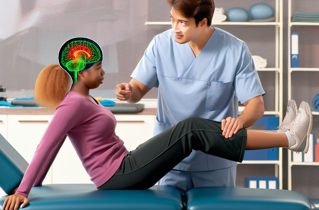 Imagen de Sesión de fisioterapia neurológica mostrando terapia avanzada.